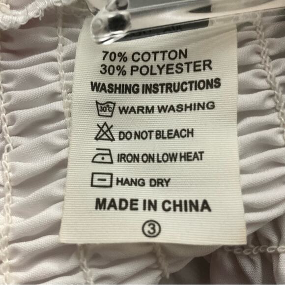 SHEIN White Ribbed Tube Cropped Top  M Casual Costal Cowgirl Coquettte Girl - Picture 4 of 7